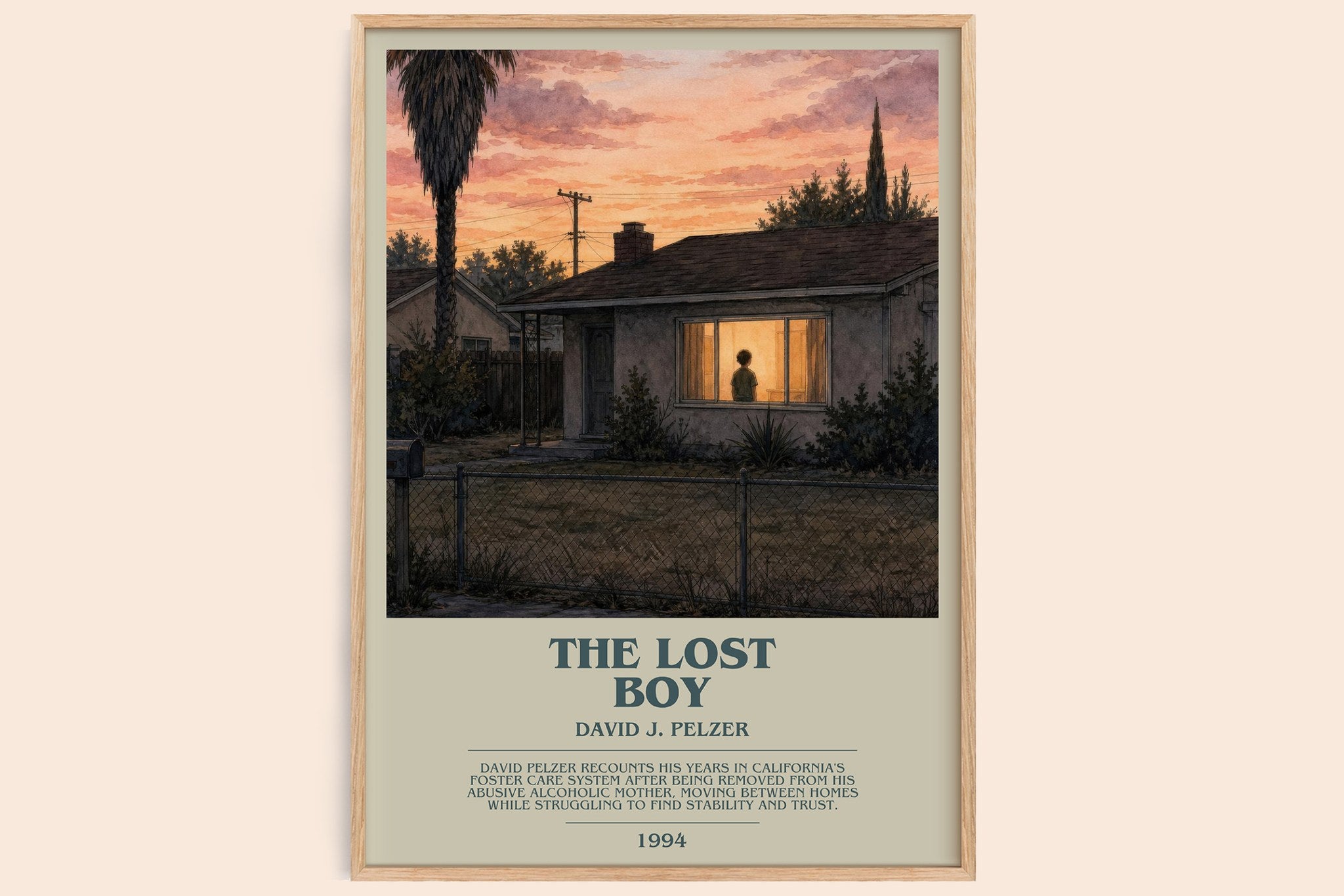 The lost boy Bookish Wall Art by David J. Pelzer