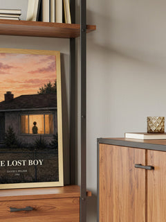 The lost boy book watercolour illustration paper finish options – matte satin gloss