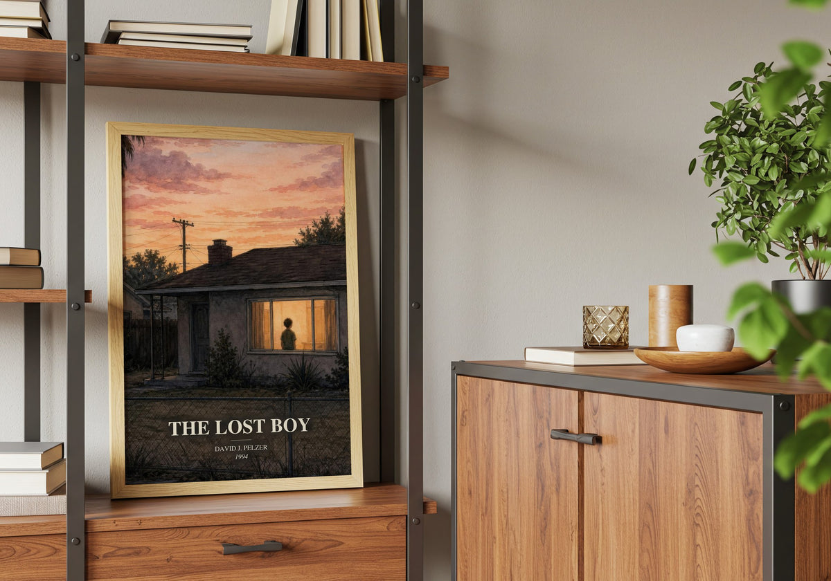 The lost boy book watercolour illustration paper finish options – matte satin gloss