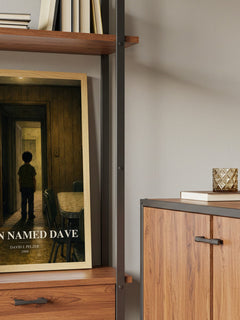 A man named Dave book watercolour illustration paper finish options – matte satin gloss