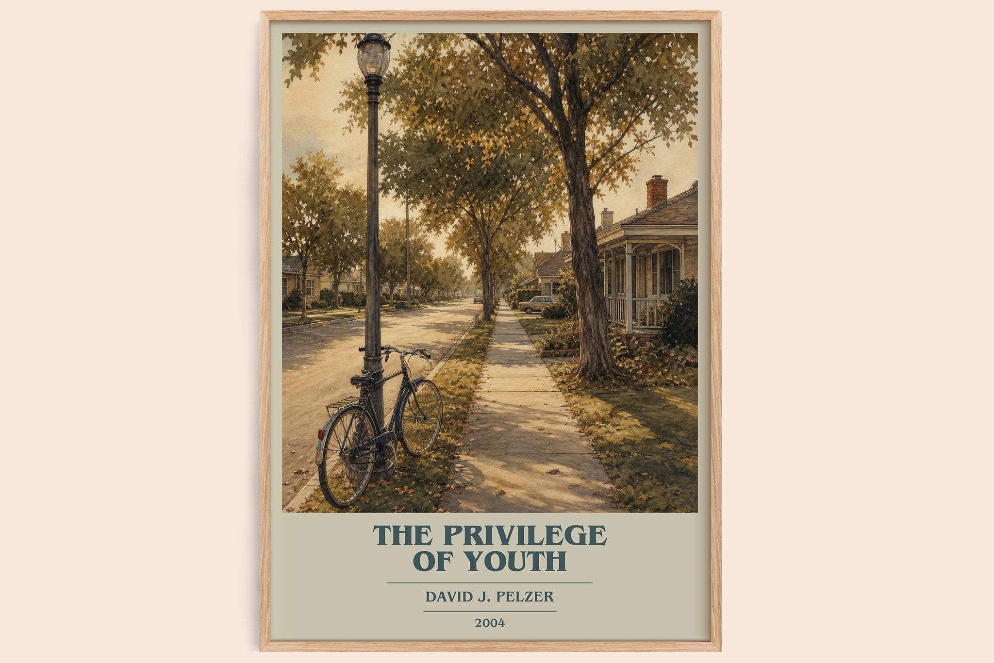 The Privilege of Youth Book Cover Poster by David J. Pelzer