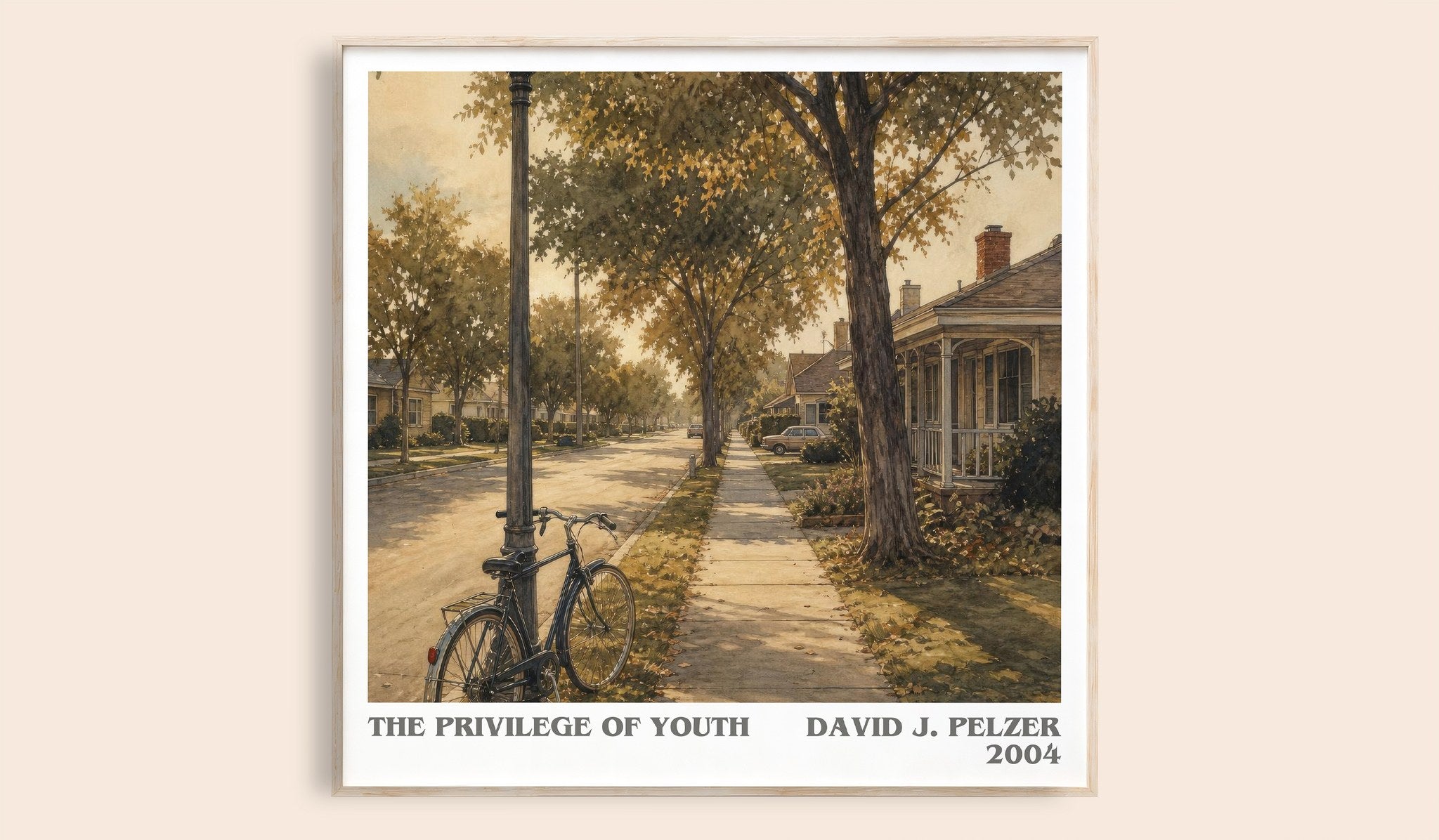 The Privilege of Youth Literary Art Print by David J. Pelzer