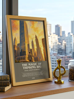 The Magic of Thinking Big Bookish Wall Art by David Joseph Schwartz – image 3