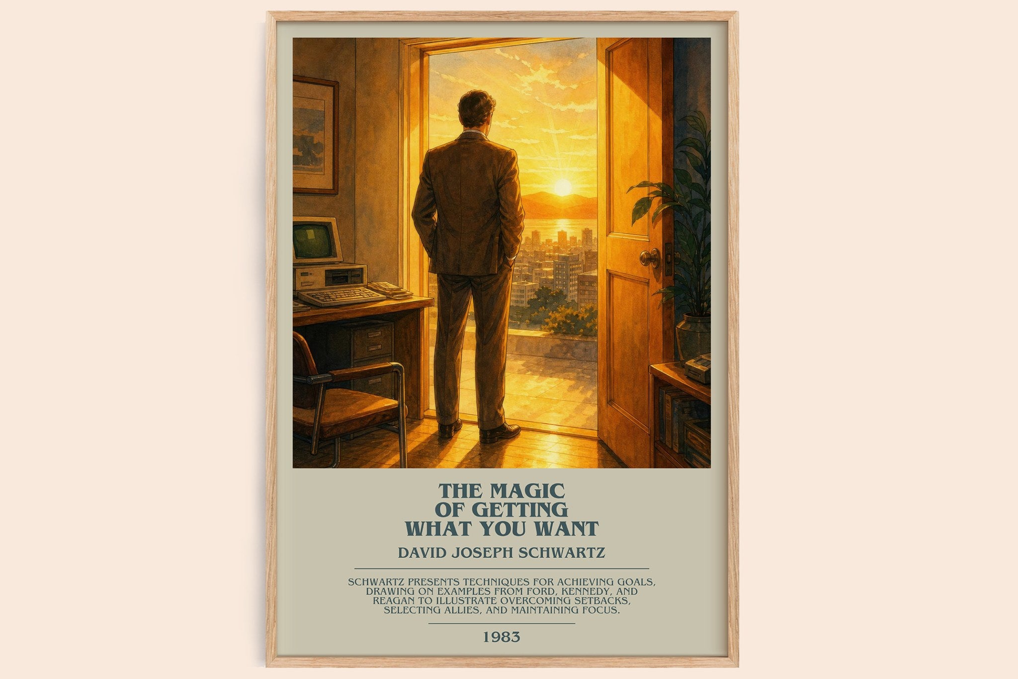 Magic of Getting What You Want Bookish Wall Art by D. Schwartz
