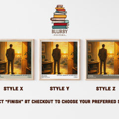 The Magic of Getting What You Want literary print in frame leaning in hallway – non fiction wall art
