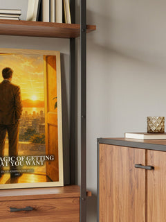 The Magic of Getting What You Want book watercolour illustration paper finish options – matte satin gloss