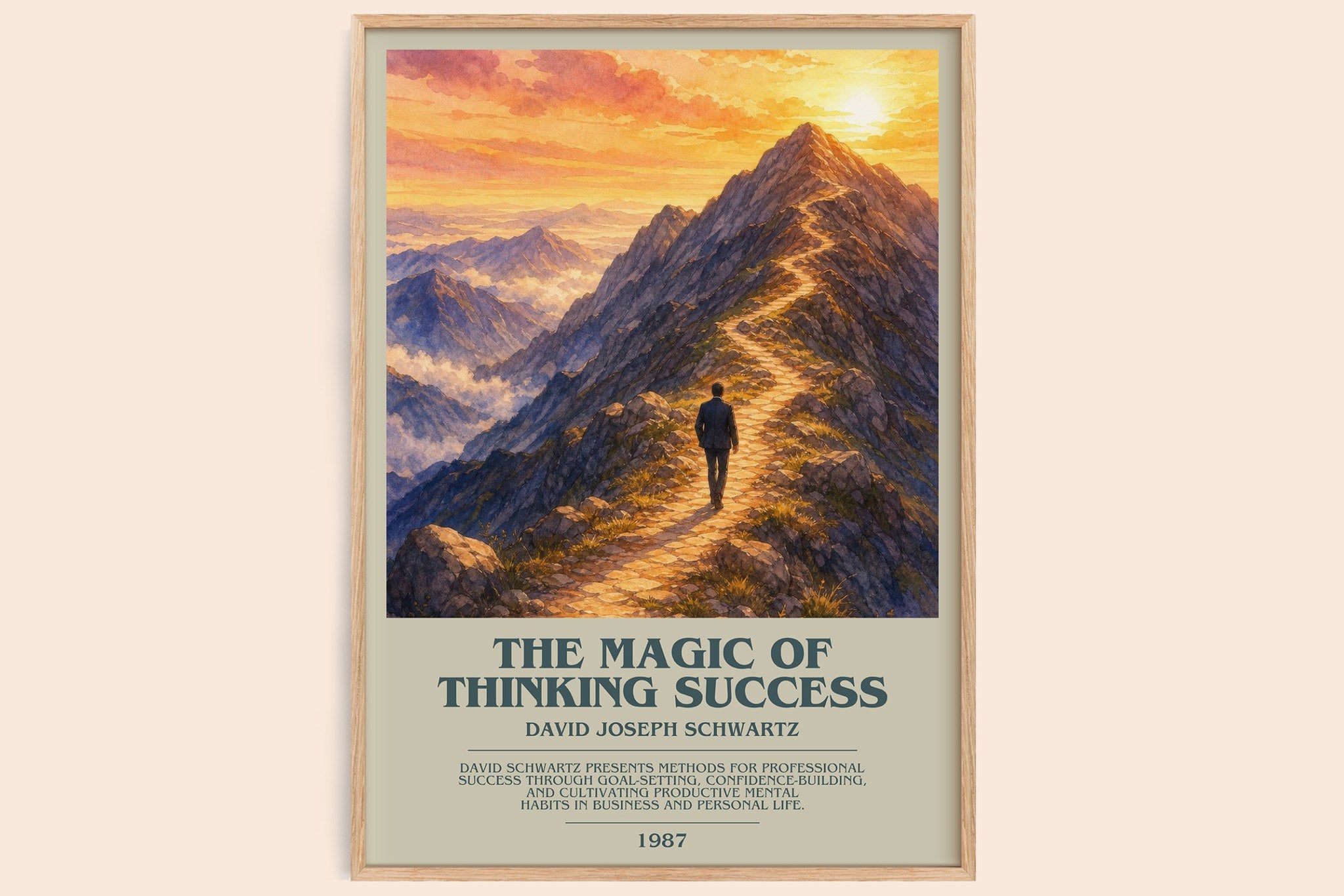 Magic of Thinking Success Bookish Wall Art by David Joseph Schwartz