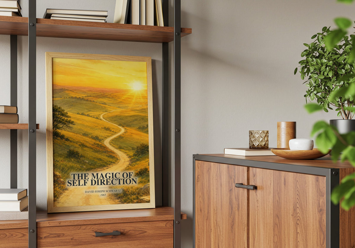 The Magic of Self Direction book watercolour illustration paper finish options – matte satin gloss
