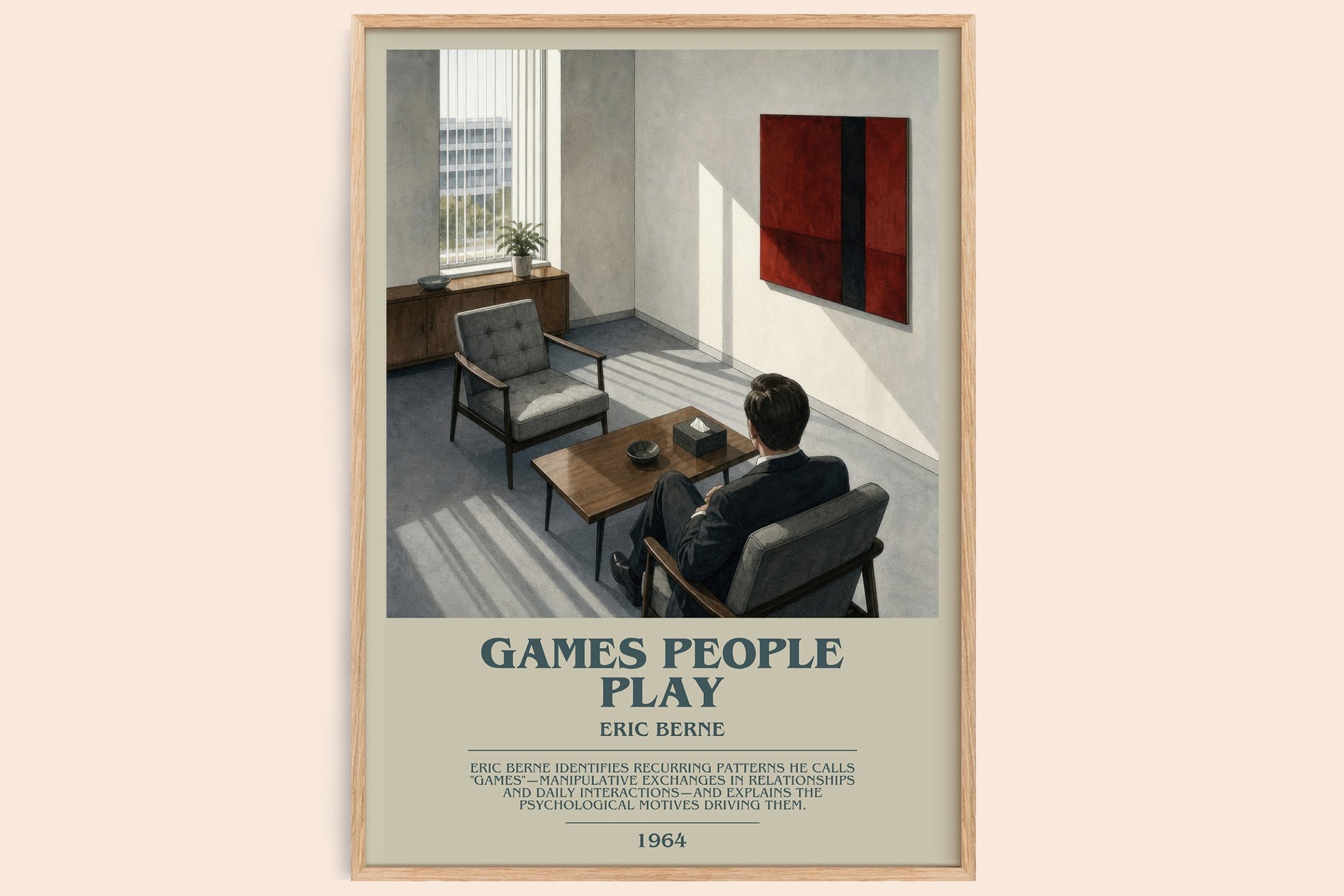 Games People Play Bookish Wall Art by Eric Berne