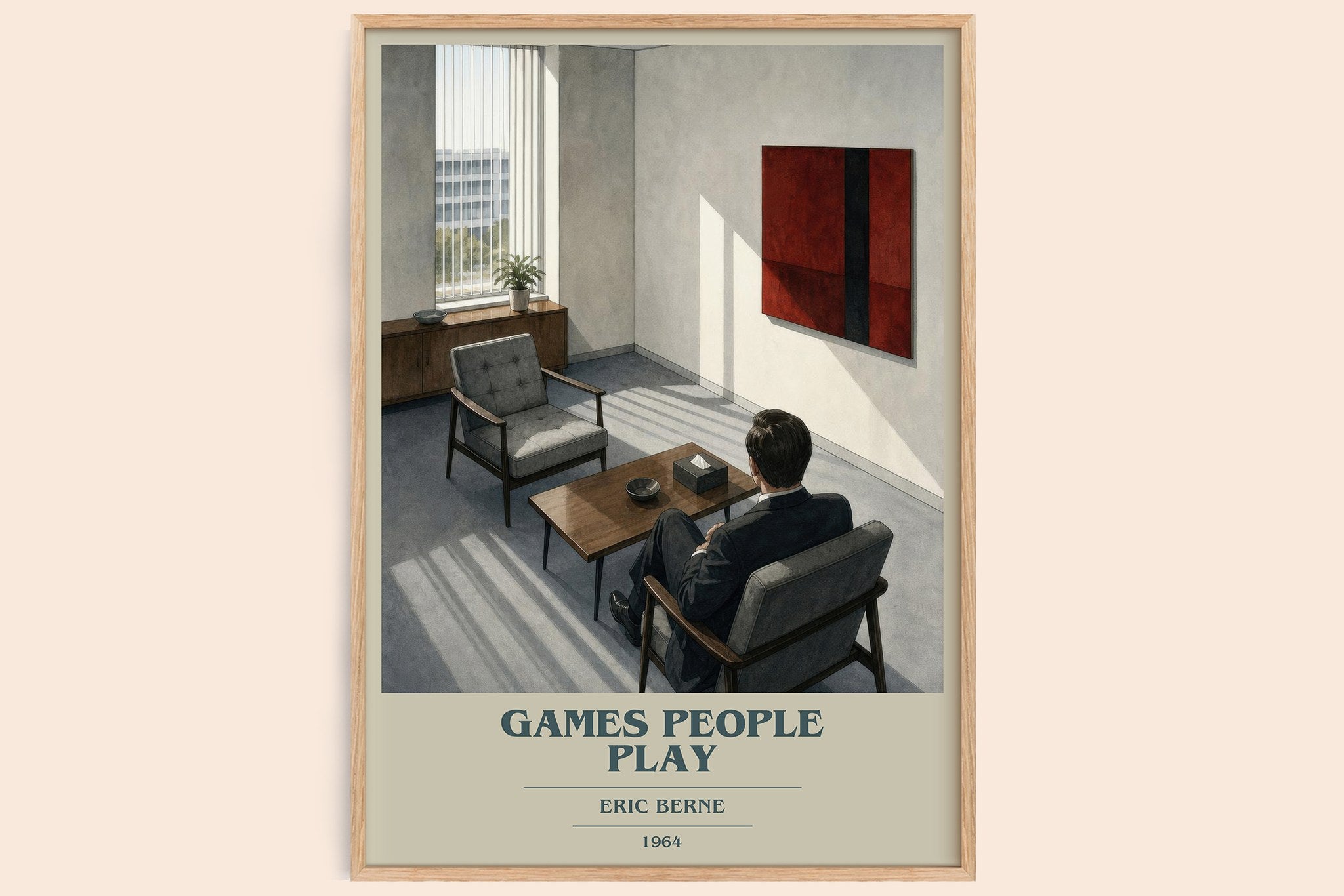 Games People Play Book Cover Poster by Eric Berne