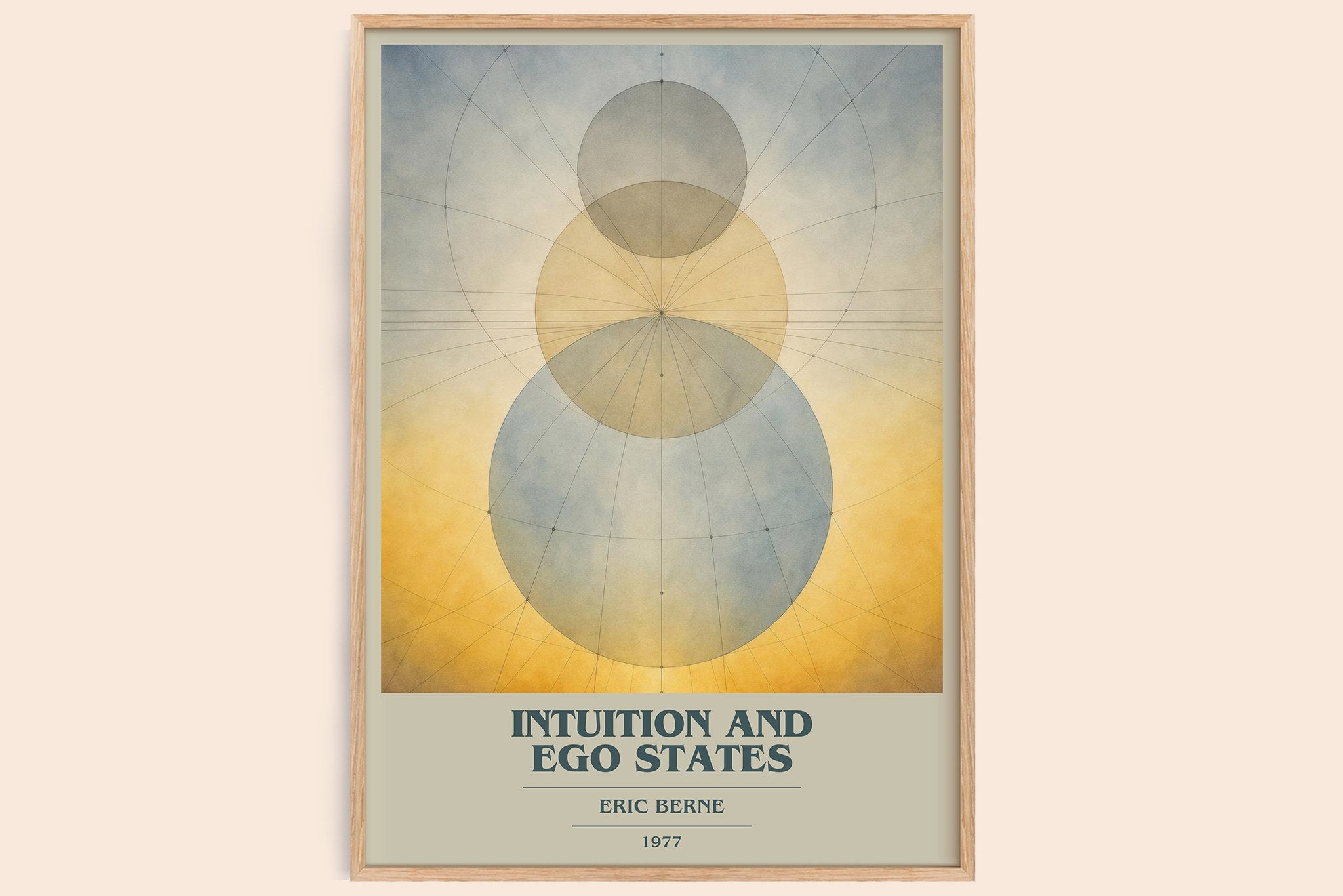Intuition and ego states Book Cover Poster by Eric Berne