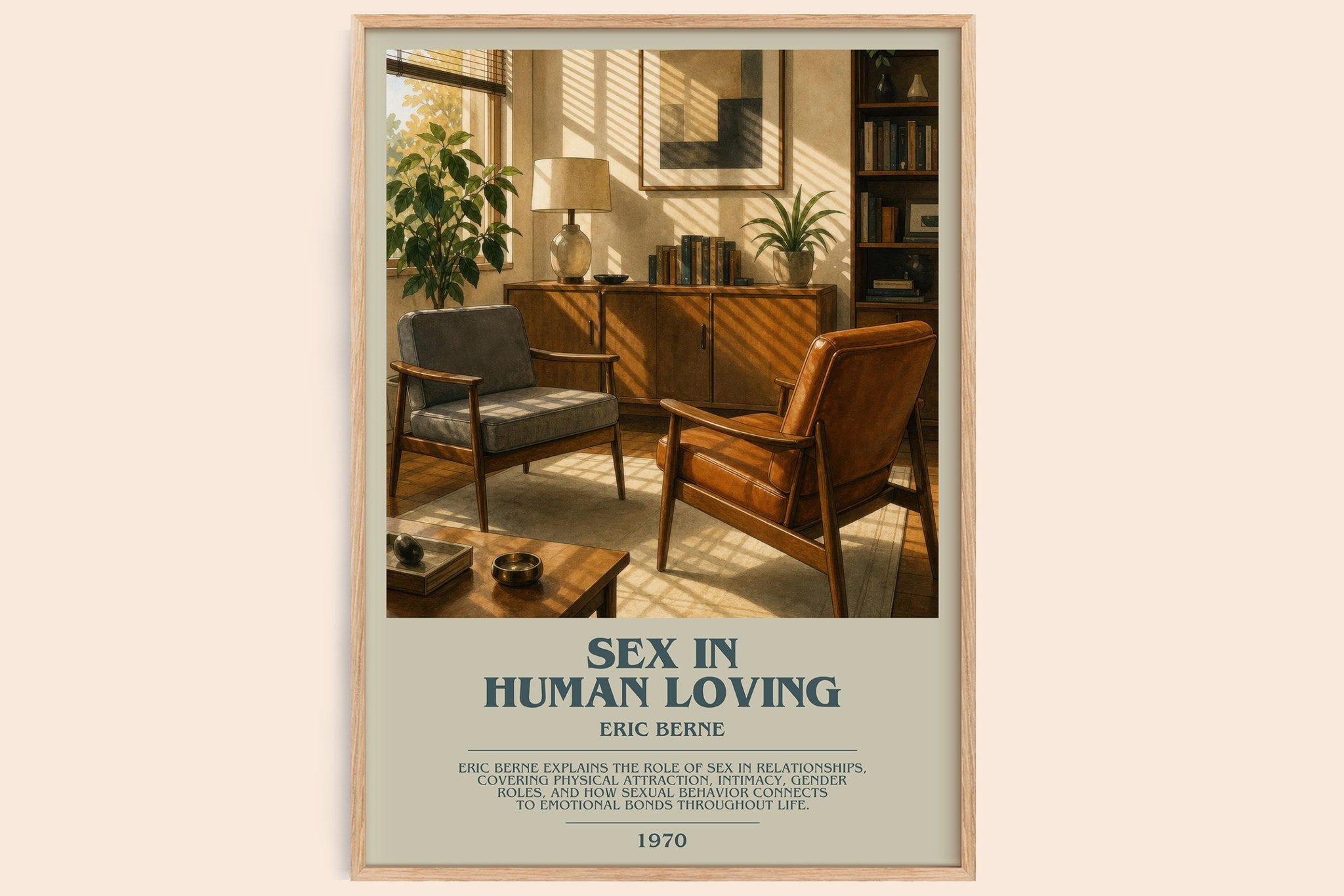 Sex in human loving Bookish Wall Art by Eric Berne