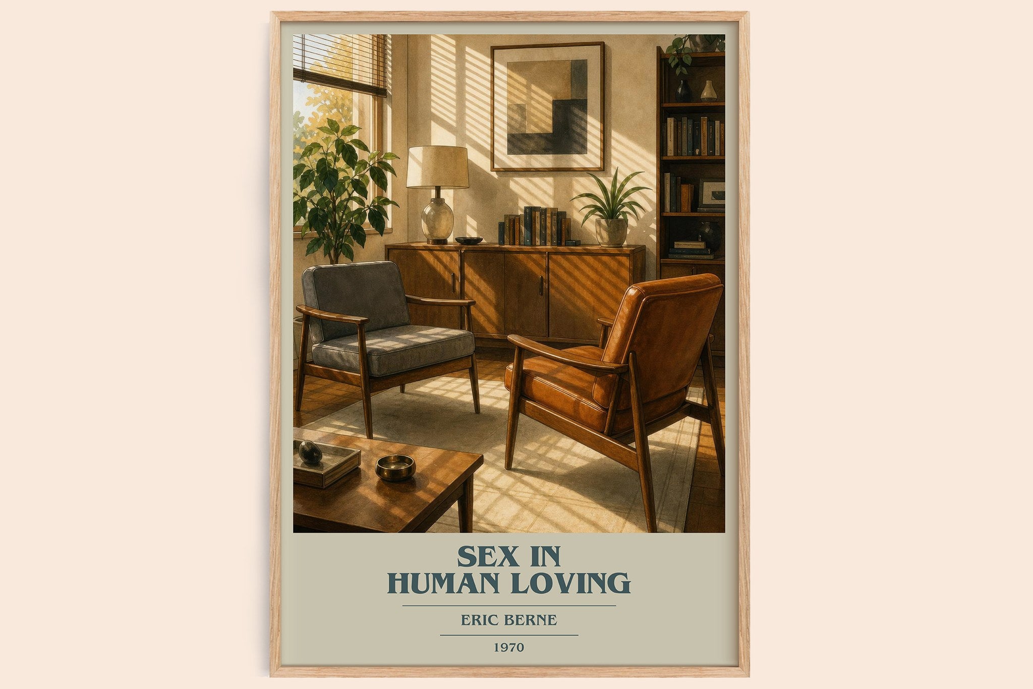 Sex in human loving Book Cover Poster by Eric Berne