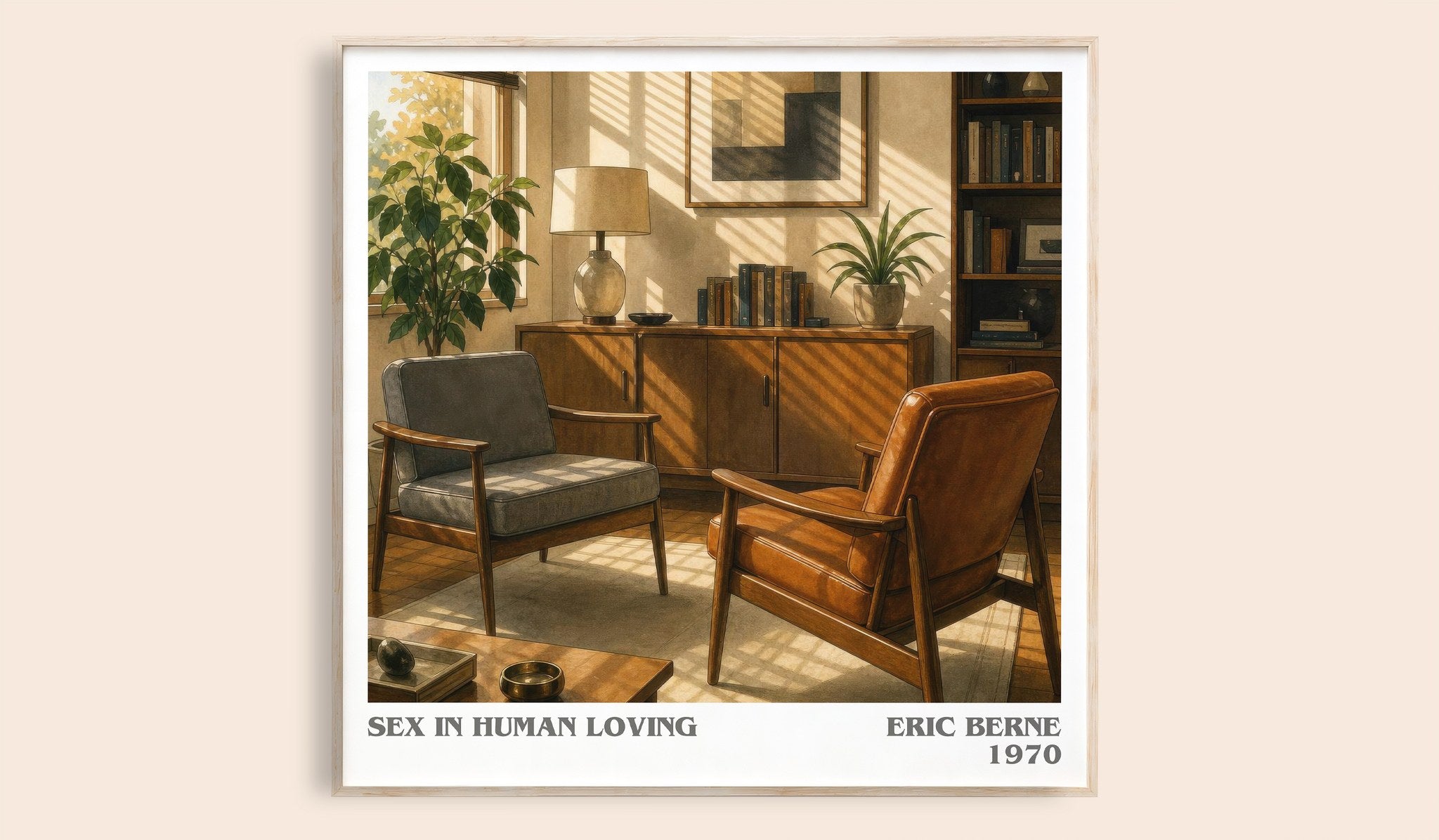 Sex in human loving Literary Art Print by Eric Berne
