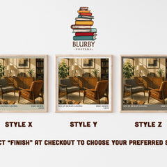 Sex in human loving literary print in frame leaning in hallway – non fiction wall art