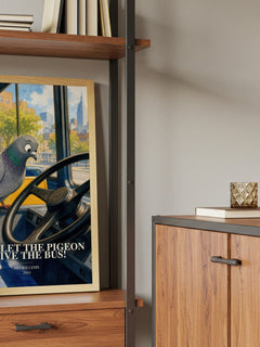 Don't Let the Pigeon Drive the Bus! book watercolour illustration paper finish options – matte satin gloss