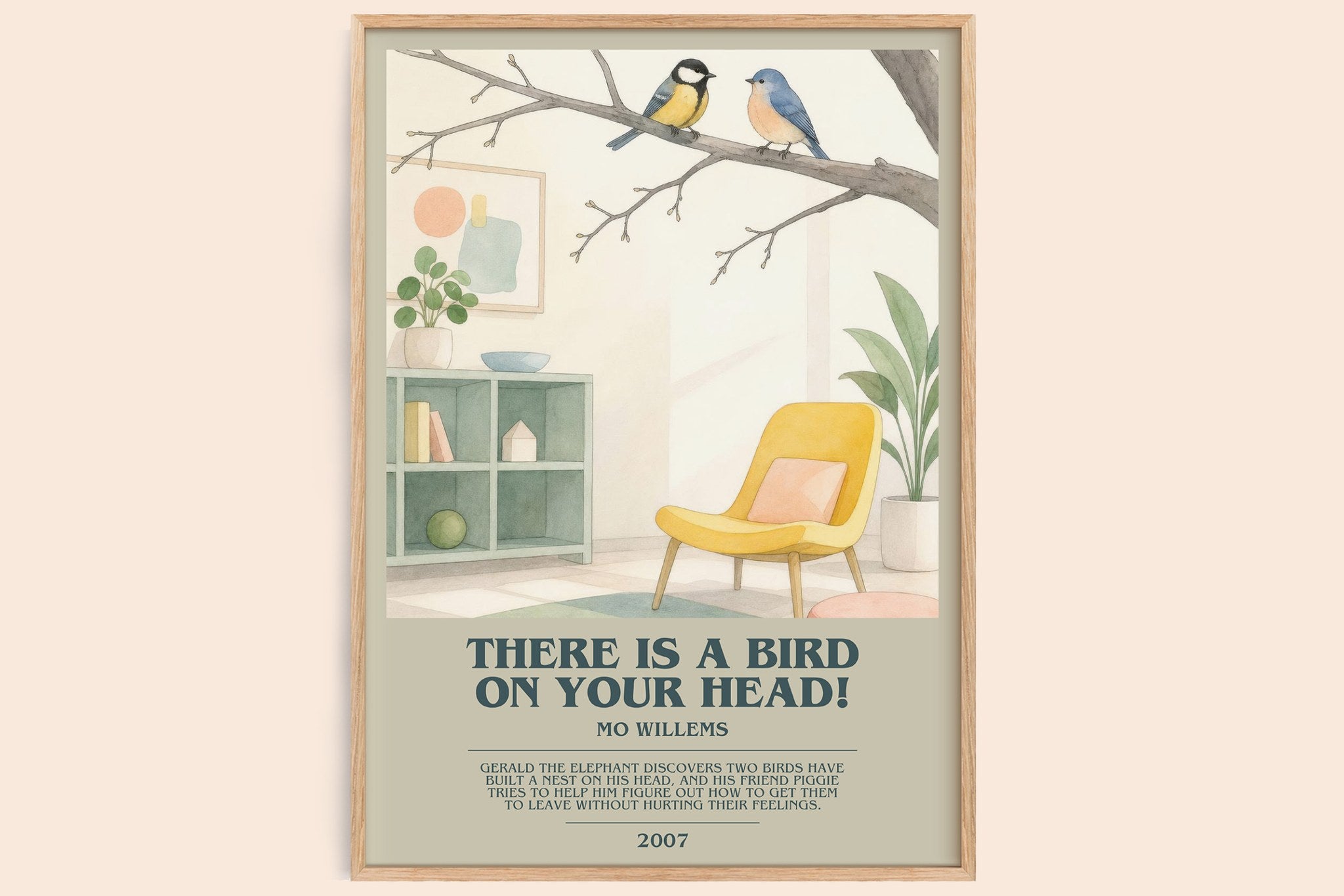 There is a bird on your head! Bookish Wall Art by Mo Willems