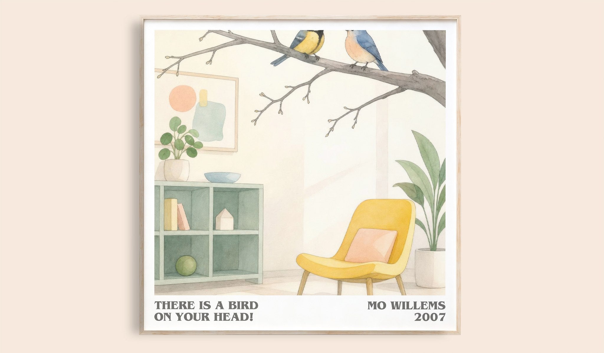 There is a bird on your head! Literary Art Print by Mo Willems