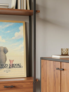 We Are in a Book! (Elephant & Piggie) book watercolour illustration paper finish options – matte satin gloss