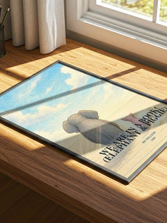 We Are in a Book! (Elephant & Piggie) watercolour book poster framed on wall – childrens wall art