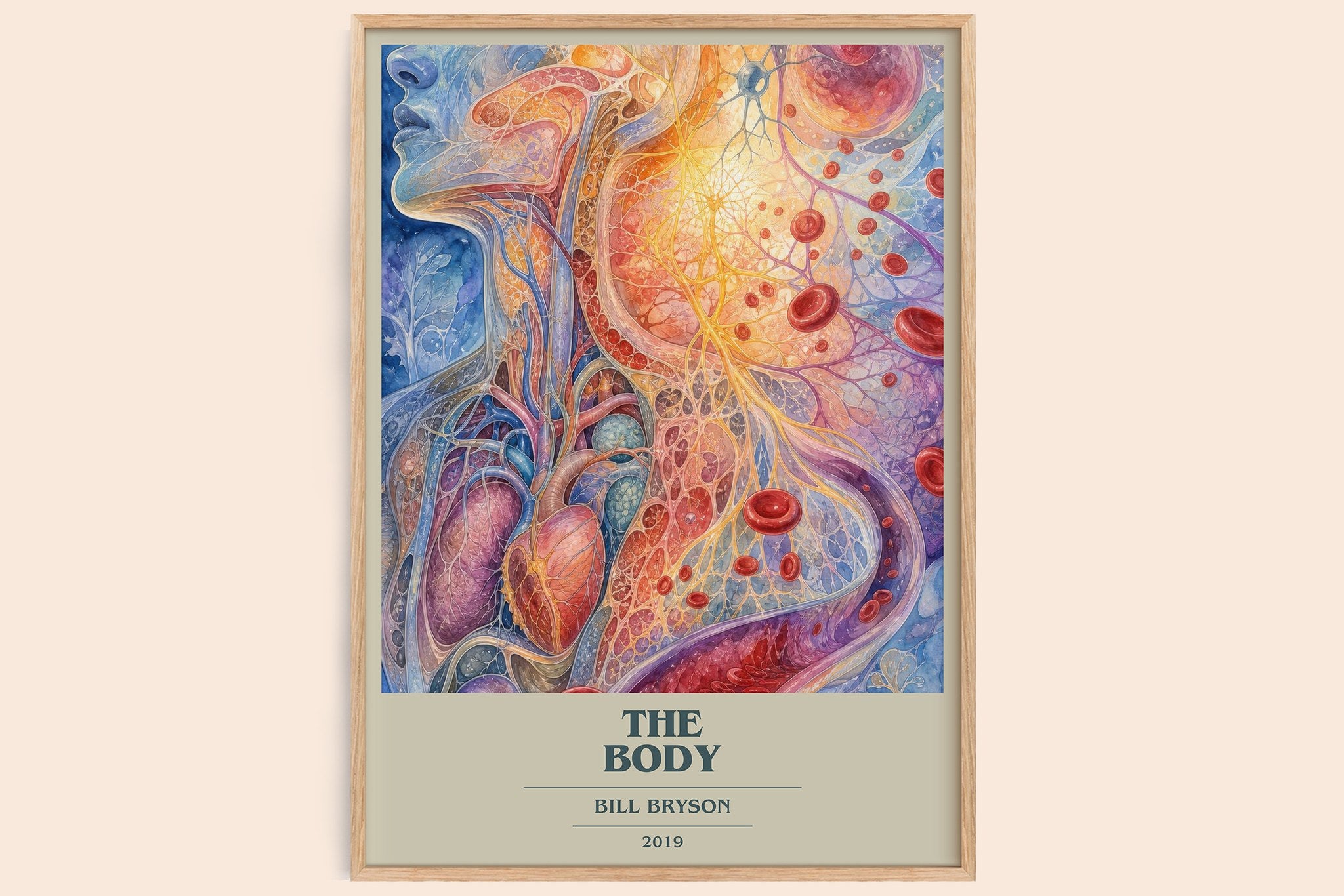 The Body Book Cover Poster by Bill Bryson