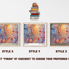 The Body literary print in frame leaning in hallway – non fiction wall art