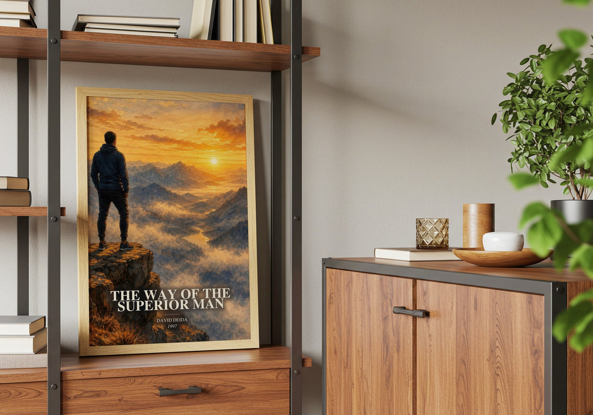 The way of the superior man book watercolour illustration paper finish options – matte satin gloss