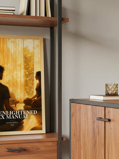 The Enlightened Sex Manual book watercolour illustration paper finish options – matte satin gloss