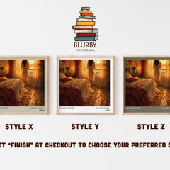 Dear Lover literary print in frame leaning in hallway – philosophy wall art