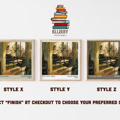 It's a guy thing literary print in frame leaning in hallway – non fiction wall art