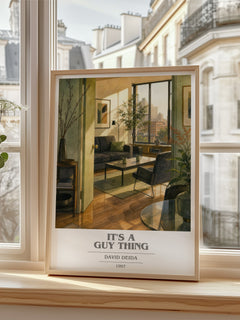 It's a guy thing book cover poster colour and style options – David Deida book art