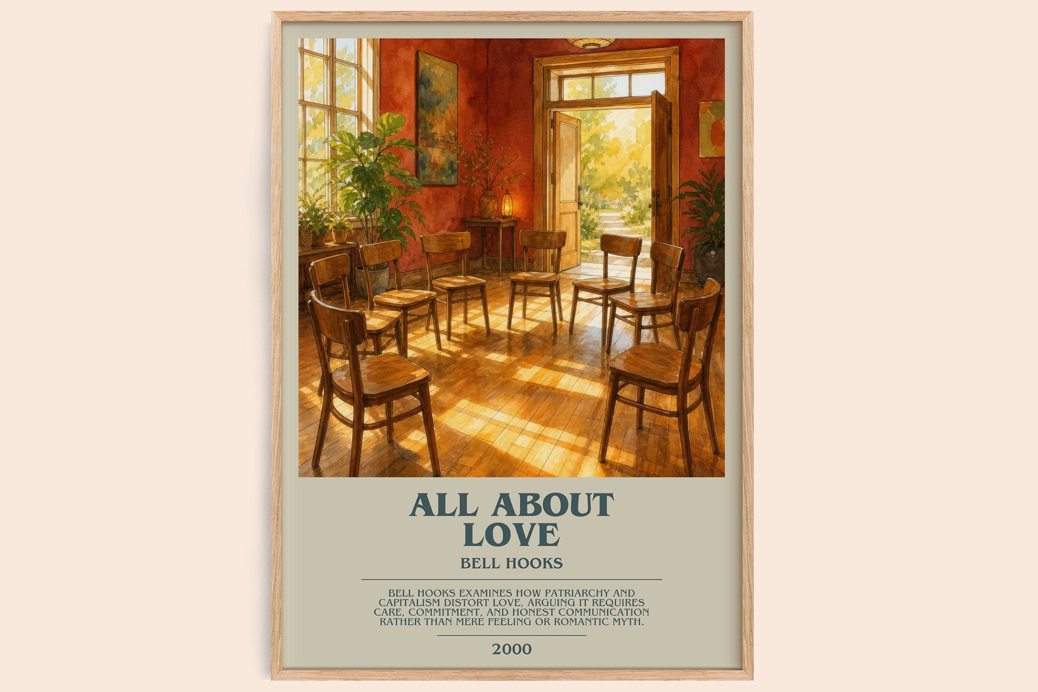 All About Love Bookish Wall Art by Bell Hooks