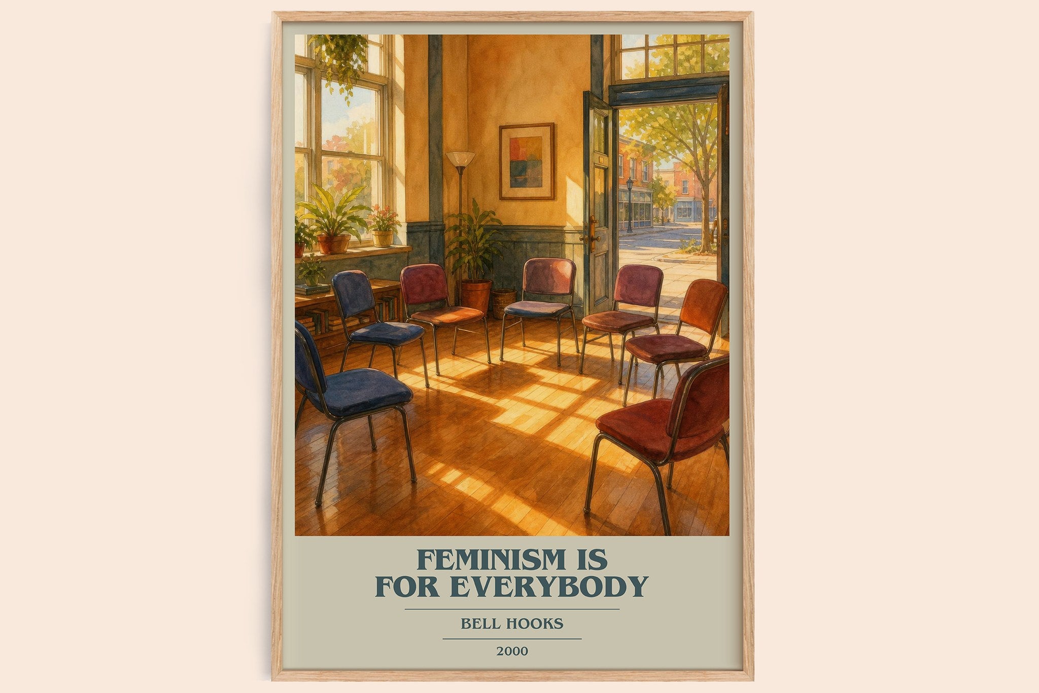 Feminism Is for Everybody Book Cover Poster by Bell Hooks