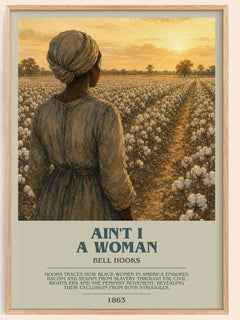 Ain't I a Woman Bookish Wall Art by Bell Hooks – image 1