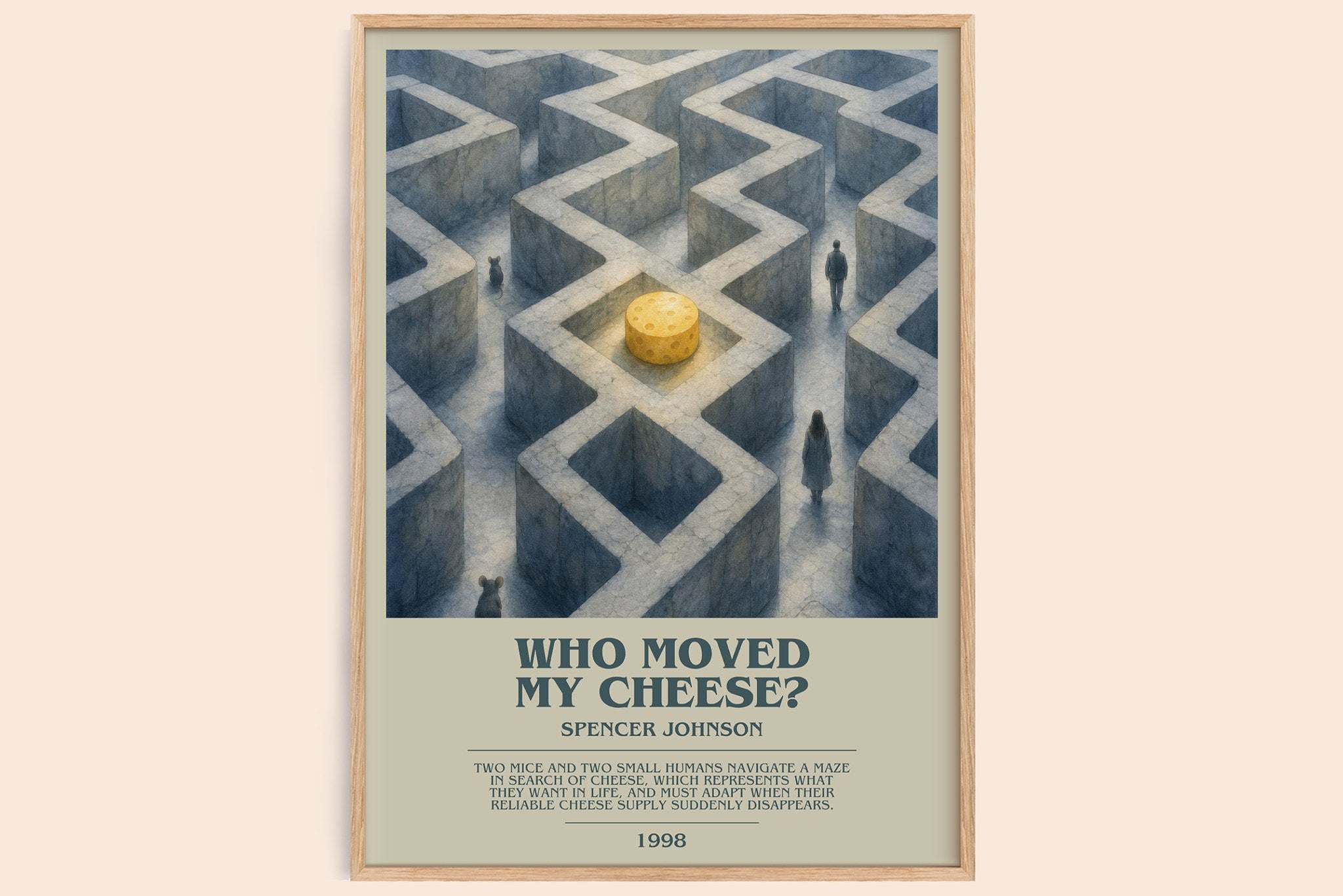 Who Moved My Cheese? Bookish Wall Art by Spencer Johnson