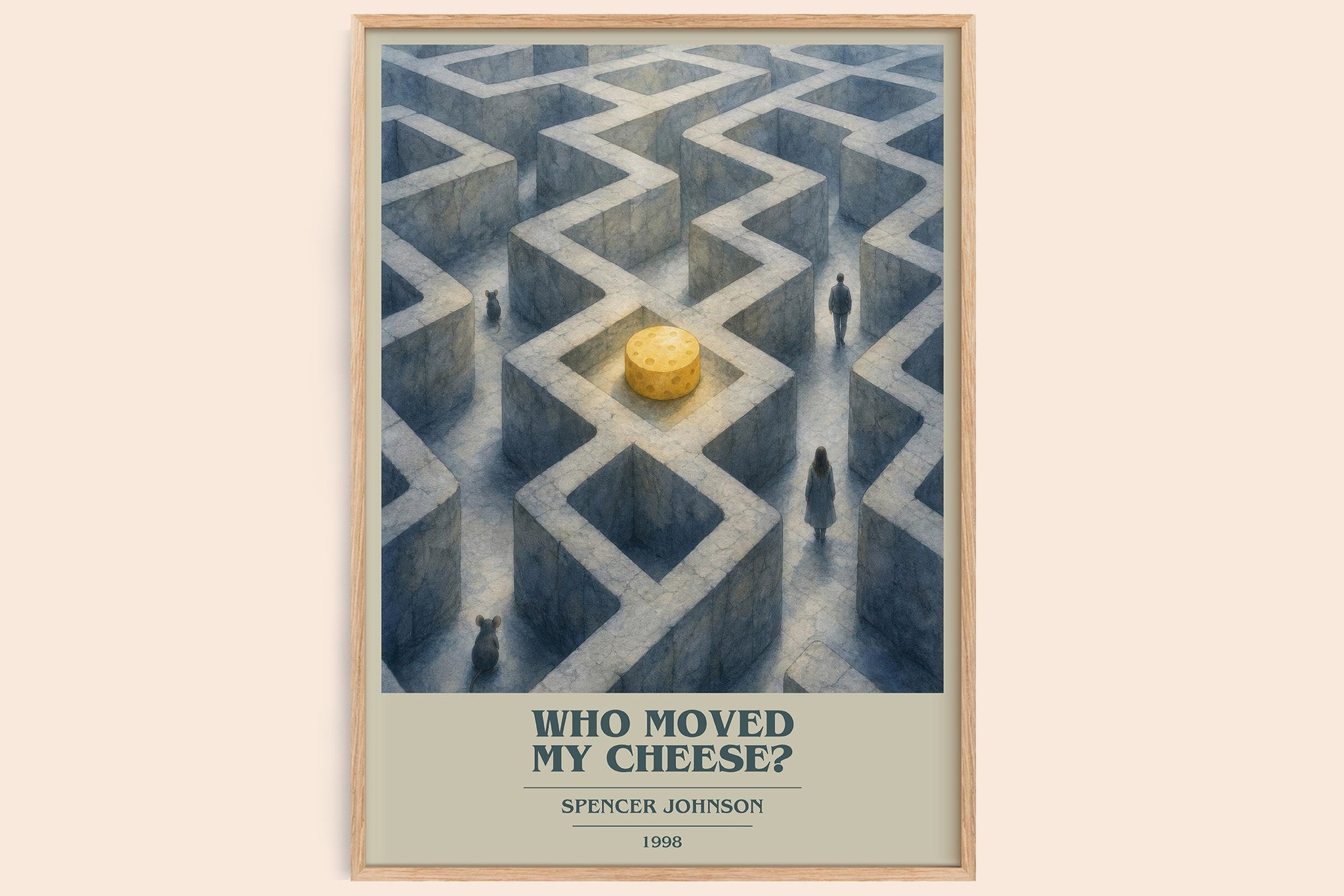 Who Moved My Cheese? Book Cover Poster by Spencer Johnson