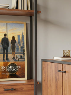 The one minute sales person book watercolour illustration paper finish options – matte satin gloss