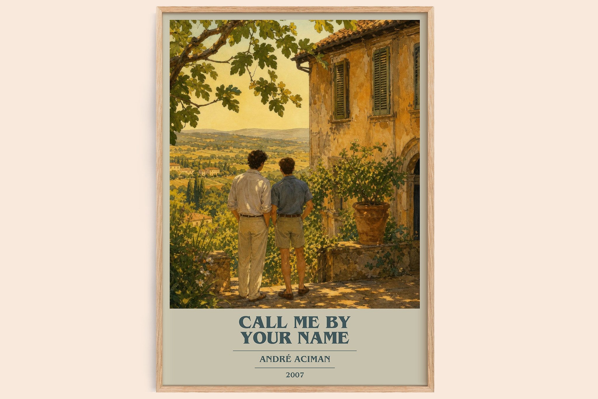 Call Me by Your Name Book Cover Poster by André Aciman