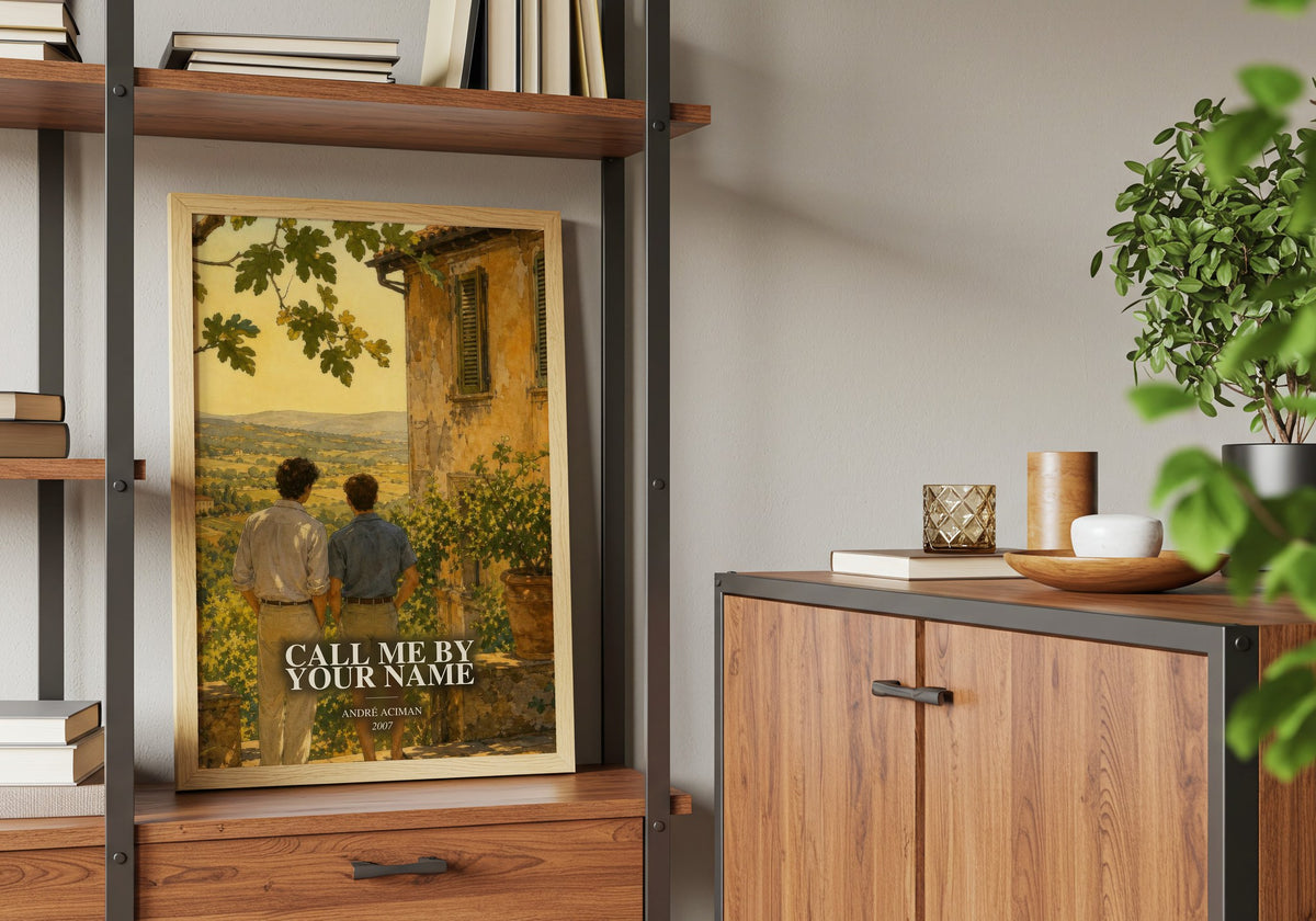 Call Me by Your Name book watercolour illustration paper finish options – matte satin gloss
