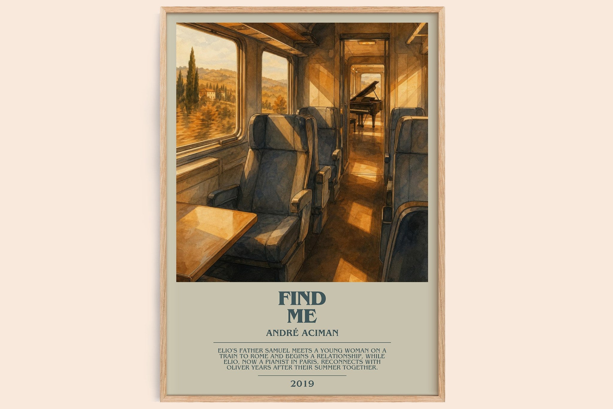 Find Me Bookish Wall Art by André Aciman