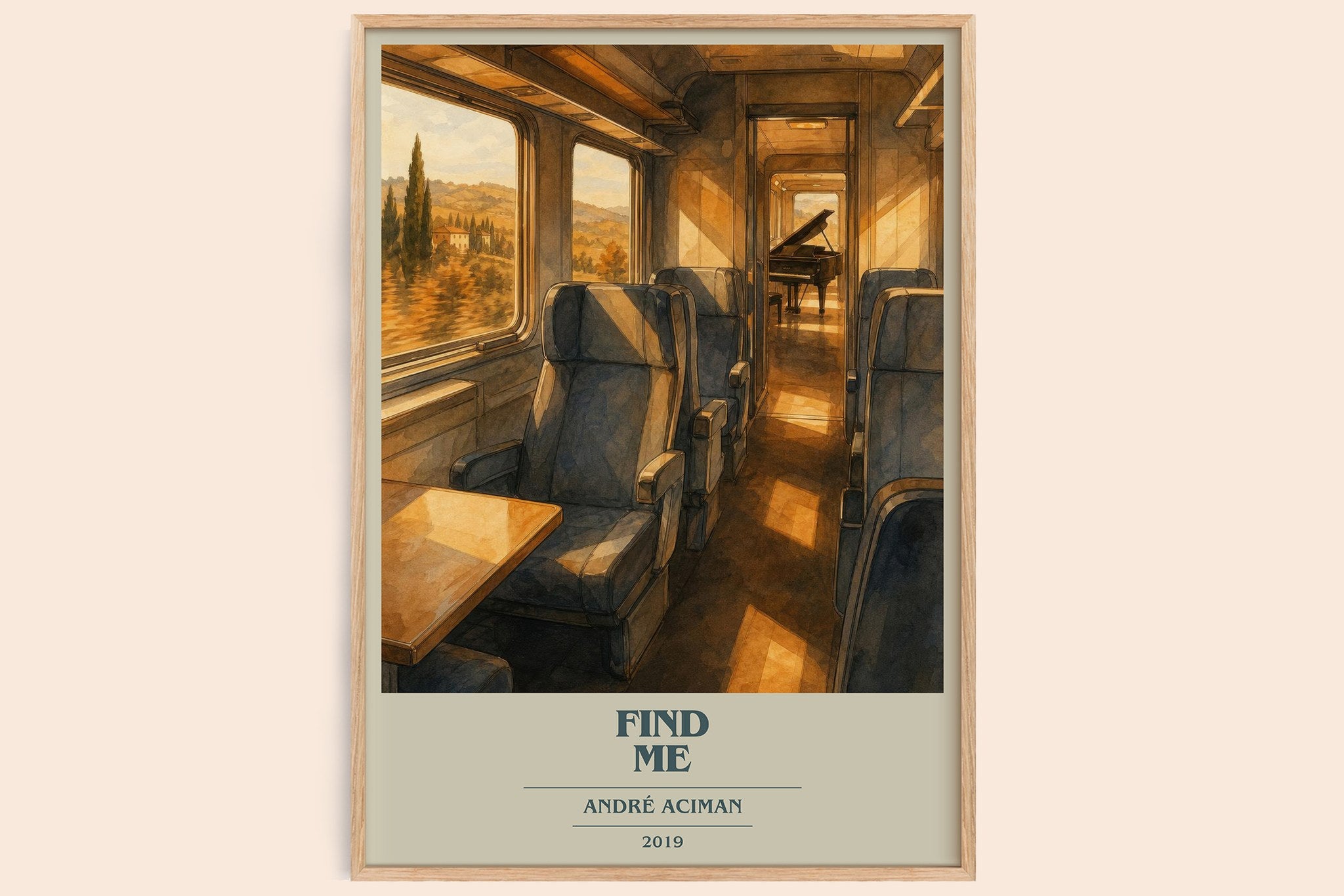 Find Me Book Cover Poster by André Aciman