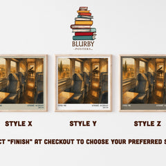 Find Me literary print in frame leaning in hallway – romance wall art