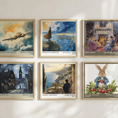Enigma variations literary art print colour and style options – André Aciman book art