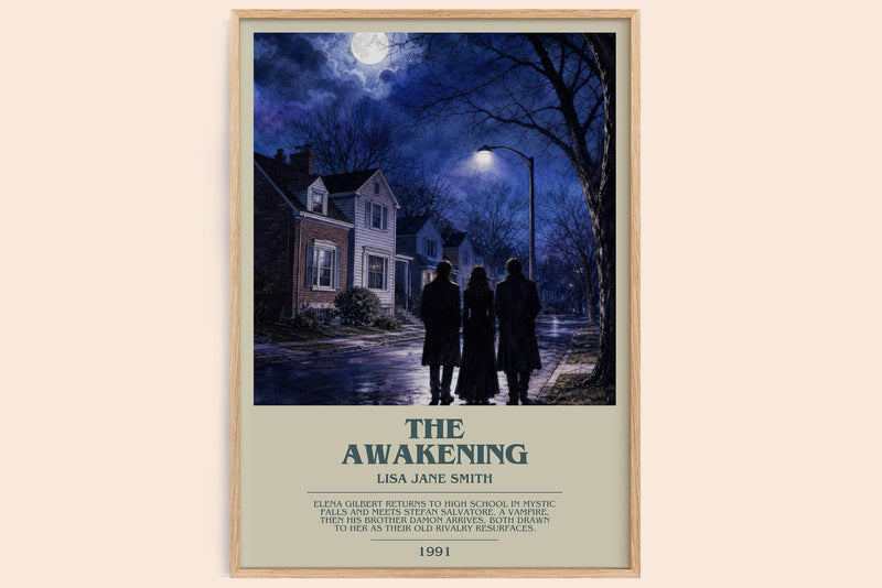 The Awakening Bookish Wall Art by Lisa Jane Smith (Modern style)