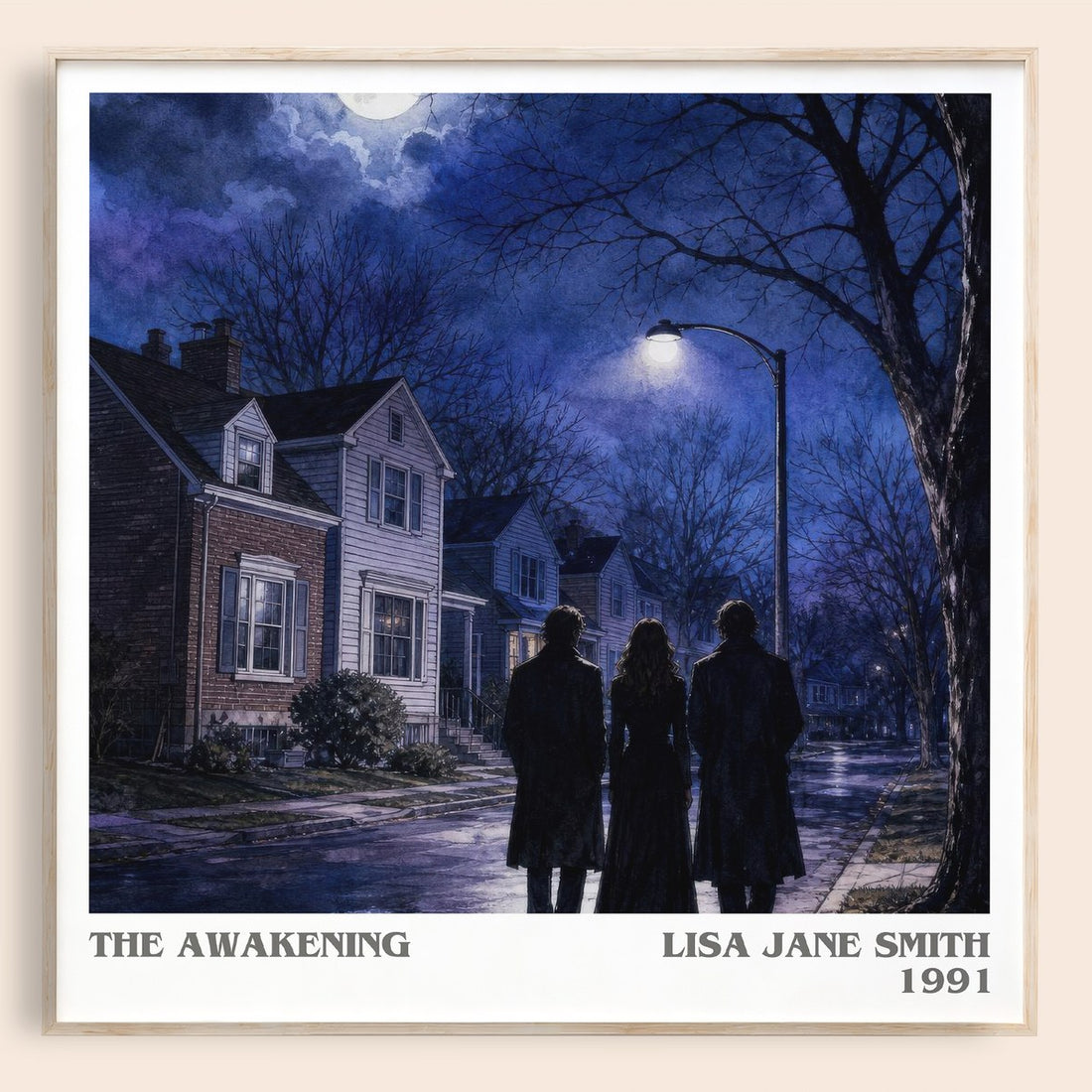 The Awakening literary book poster by Lisa Jane Smith – framed literary art print