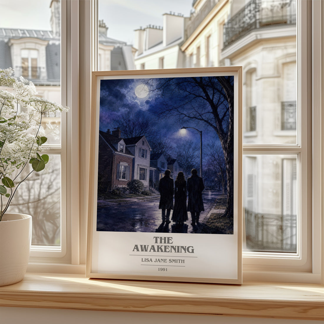 The Awakening book cover poster colour and style options – Lisa Jane Smith book art (mockup)