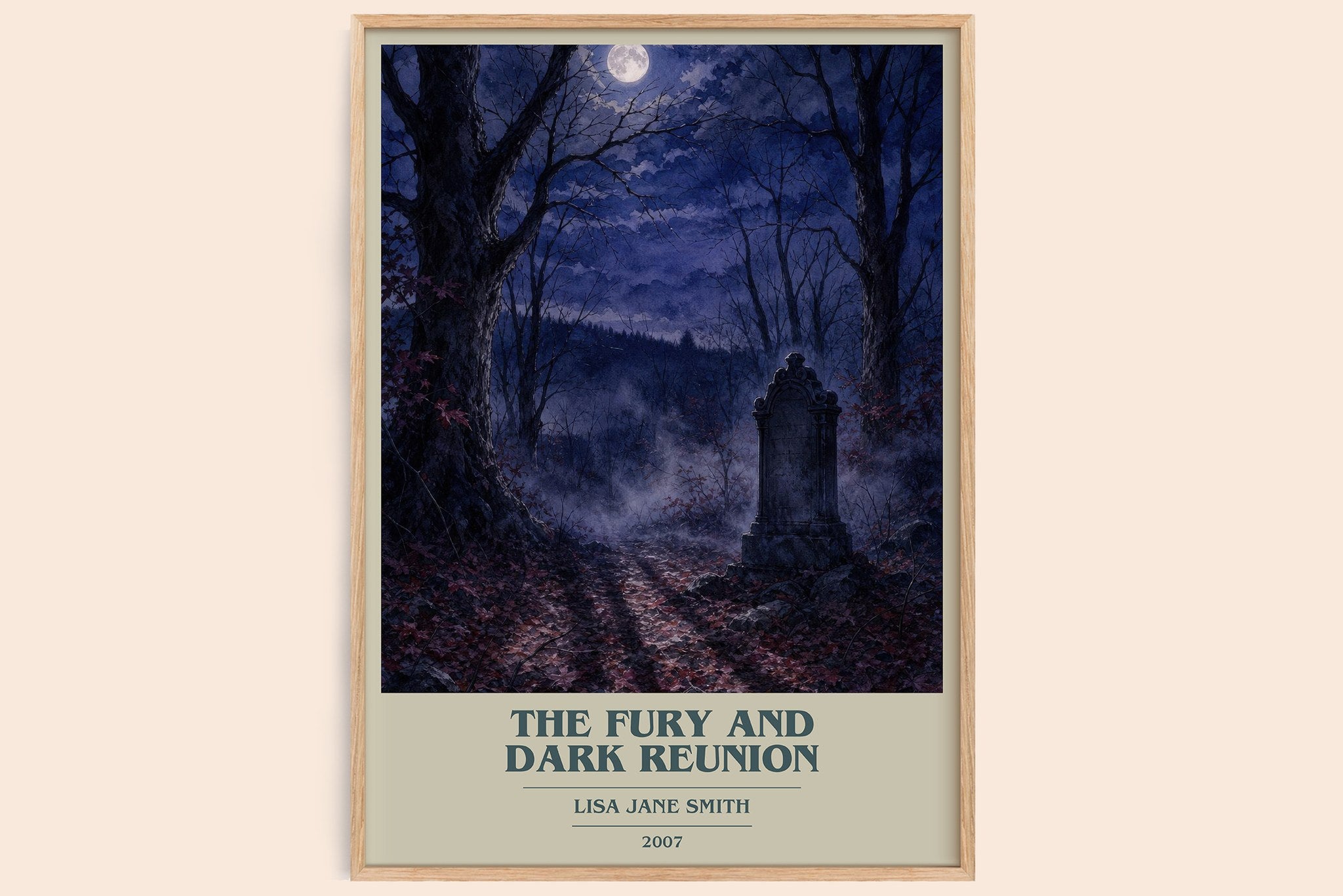 The Fury and Dark Reunion Book Cover Poster by Lisa Jane Smith