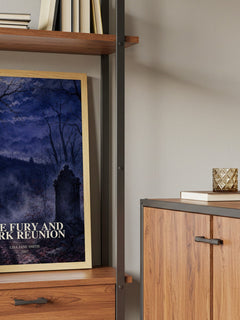 The Fury and Dark Reunion book watercolour illustration paper finish options – matte satin gloss