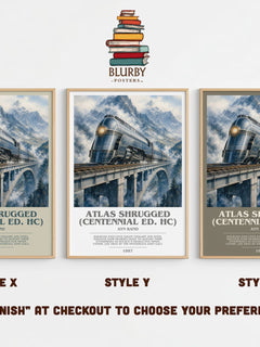 Atlas Shrugged (Centennial Ed. HC) Bookish Wall Art by Ayn Rand – image 4