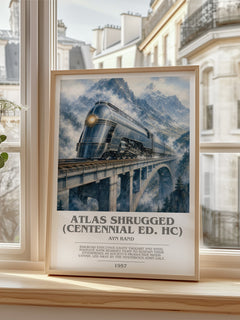 Atlas Shrugged (Centennial Ed. HC) Bookish Wall Art by Ayn Rand – image 2